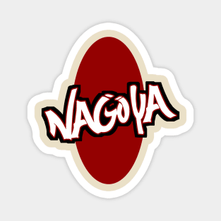 nagoya red circle Magnet