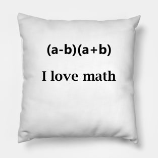 I love math Pillow