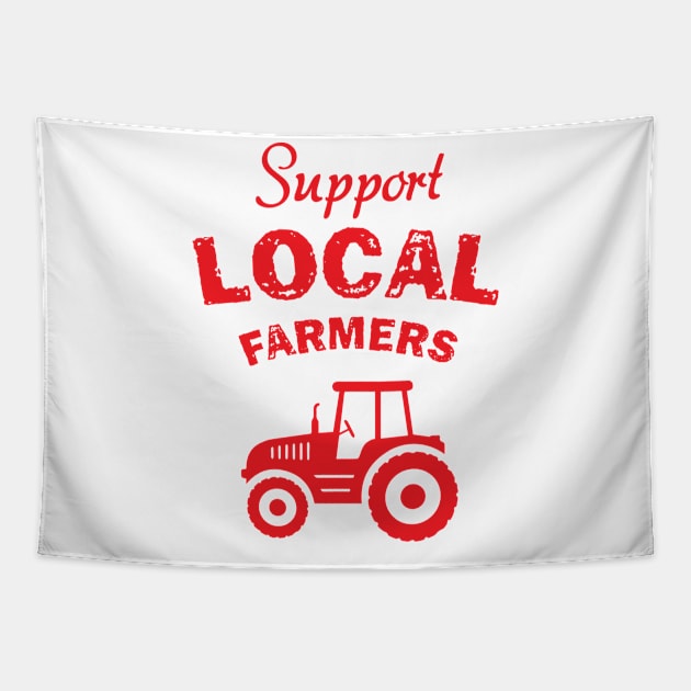 support your local farmers Tapestry by bisho2412