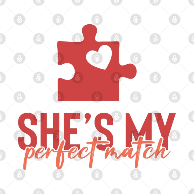 She is My Perfect Match by MZeeDesigns