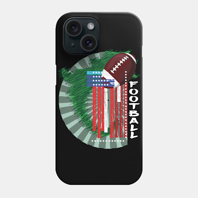 American Football Phone Case by Dojaja