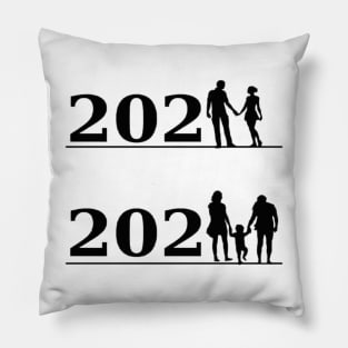couple first baby in 2023 Pillow