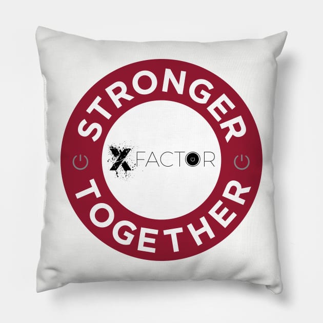 Stronger Together Circle Pillow by X-Factor EDU