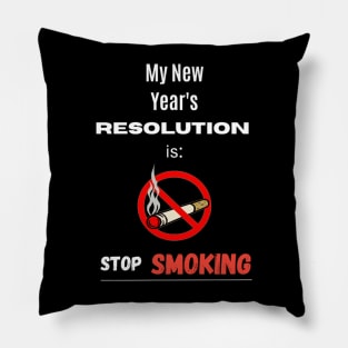 New year's resolution Pillow