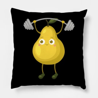 Pear with Barbell Pillow