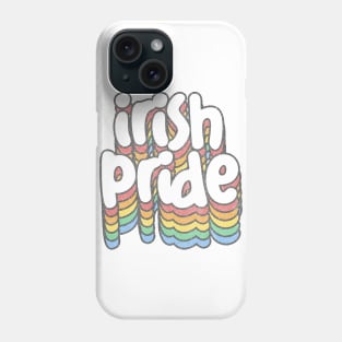 Irish Pride Retro Typography Design Phone Case