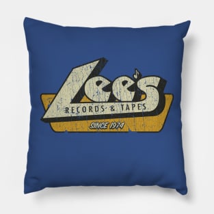 Lee's Records and Tapes 1974 Pillow