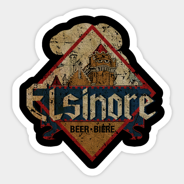 VINTAGE ELSINORE BEER - Beer - Sticker