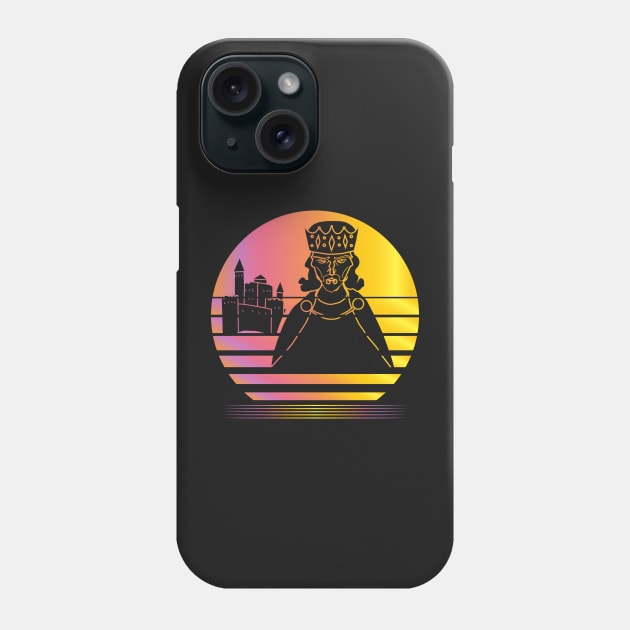 Architects of the West Kingdom Synthwave - Board Game Inspired Graphic - Tabletop Gaming  - BGG Phone Case by MeepleDesign