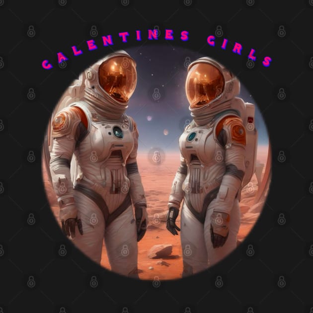 Galentine girls on the moon by sailorsam1805