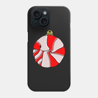 white and red isopod bauble Phone Case