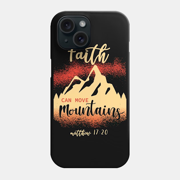 Faith Mountain Phone Case by Wanda City