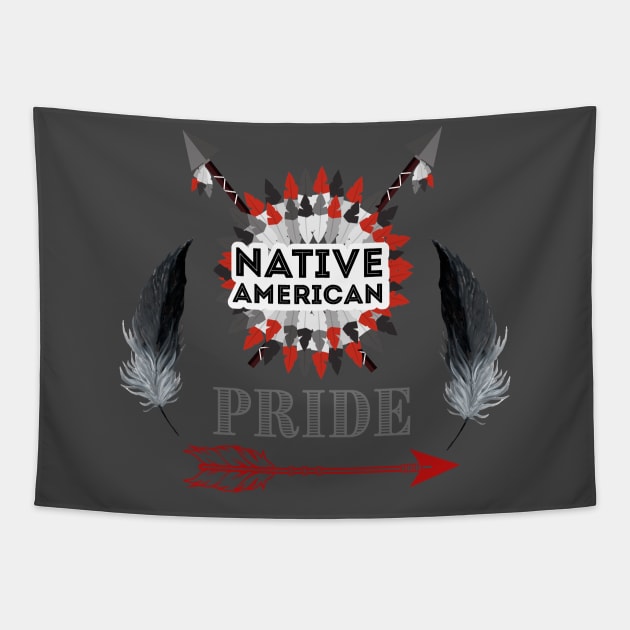 Native American Pride Tapestry by Tea Time Shop