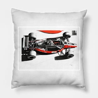 Ferrari F1 89 Nigel Mansell, Gerhard Berger Pillow