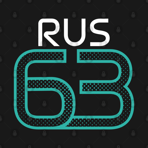 RUS 63 Teal Halftone Design by Hotshots