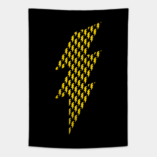 Thunder bolt lightning pattern Tapestry