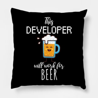 This developer will work for beer Pillow