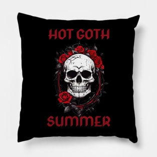 Hot Goth Summer Pillow