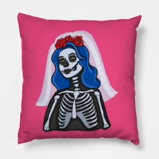 Skeleton Bride Pillow