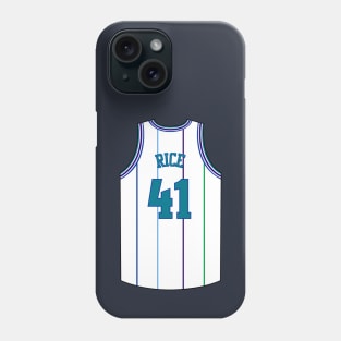 Glen Rice Charlotte Jersey Qiangy Phone Case