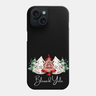 Blessed Yule Trees Phone Case