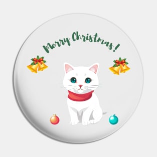 christmas cat Pin