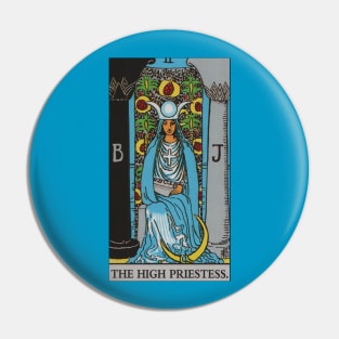 The High Priestess Tarot Card Pin