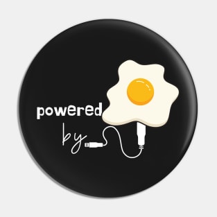 Powered by Eggs Pin