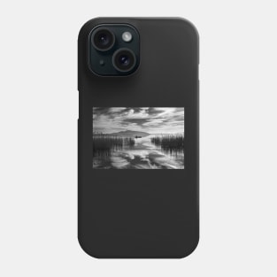 Fisherman between two skies Phone Case