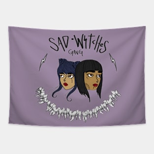 Sad Witches Gang Tapestry