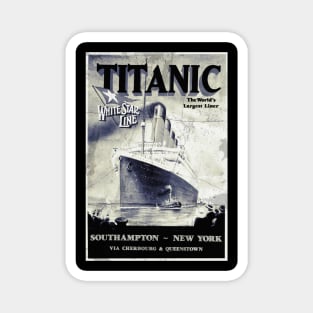 Titanic Vintage poster Magnet