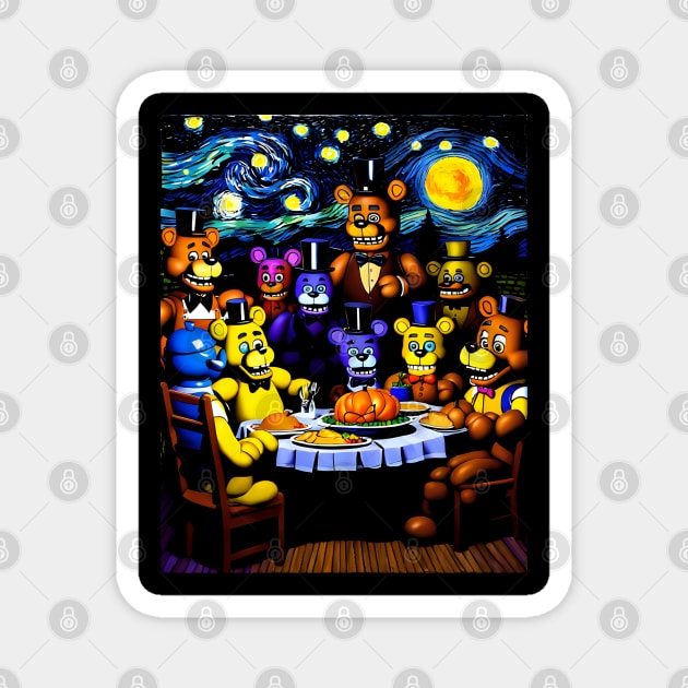 Five nights at Thanksgiving Magnet by Rogue Clone