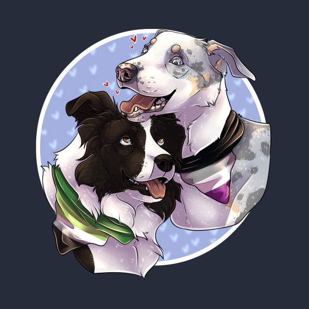 Aro & Ace Pride - Border Collies by Fox & Roses