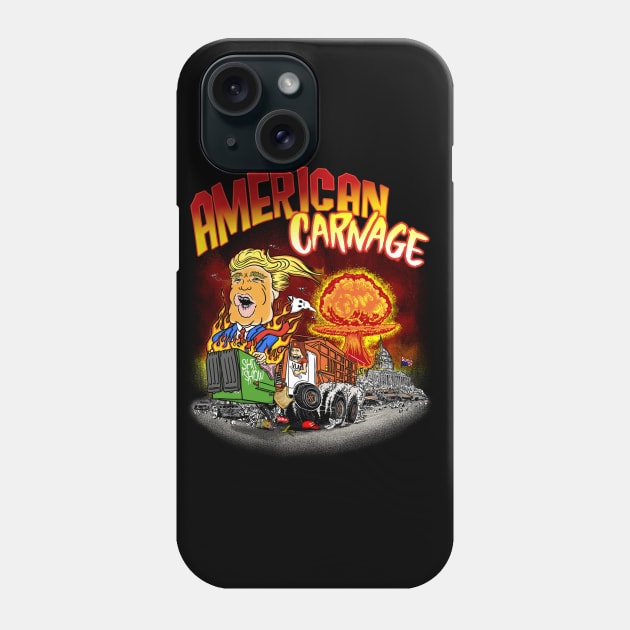 American Carnage - Shitshow Dumpster Fire Phone Case by TeeLabs