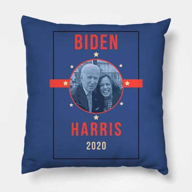 Biden Harris 2020 Pillow by rewordedstudios