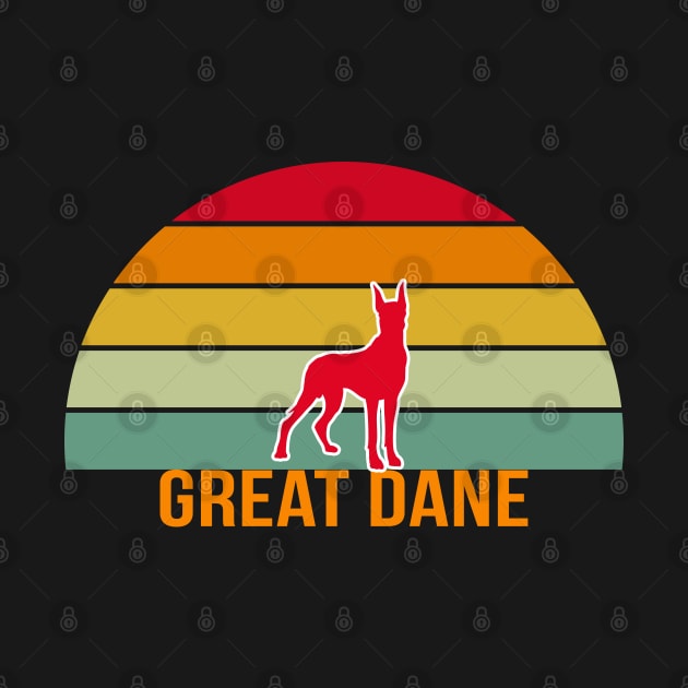 Great Dane Vintage Silhouette by seifou252017