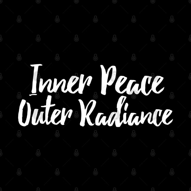 Inner peace outer radiance by NomiCrafts