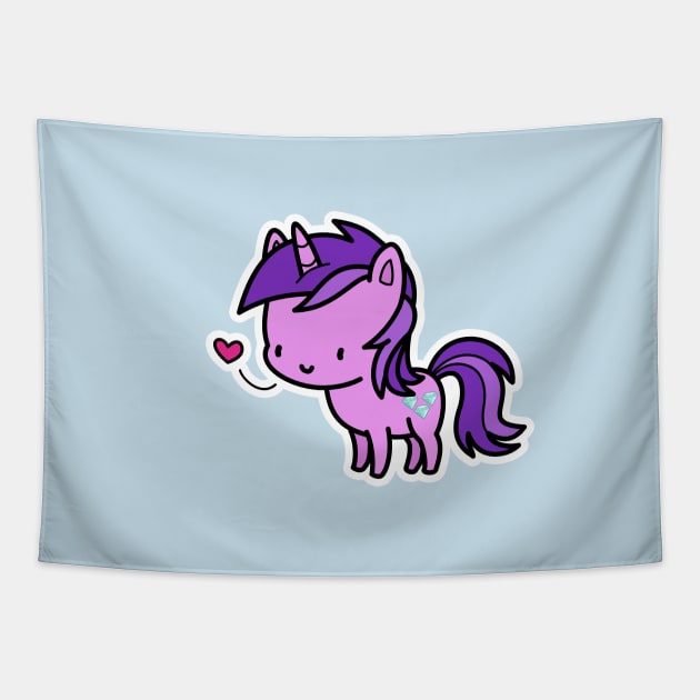 Amethyst Star chibi Tapestry by Drawirm