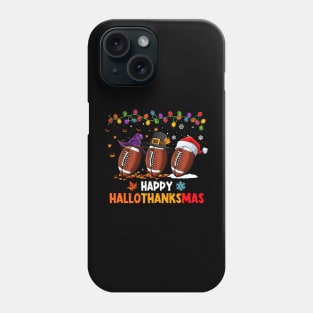 Football Costume Halloween Thanksgiving Christmas Happy Hallothanksmas Phone Case