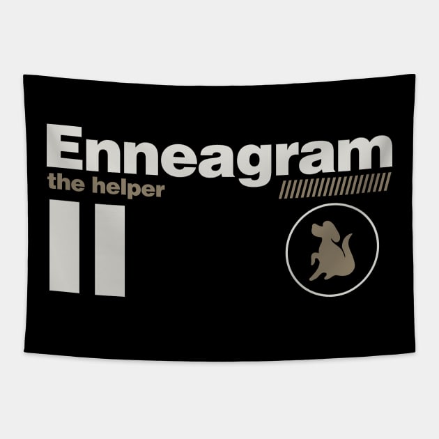 Enneagram 2 Tapestry by lobstershorts