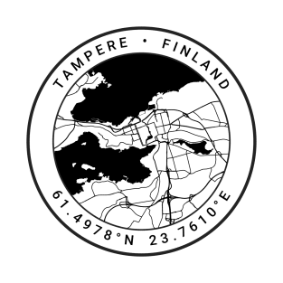 Tampere Map T-Shirt