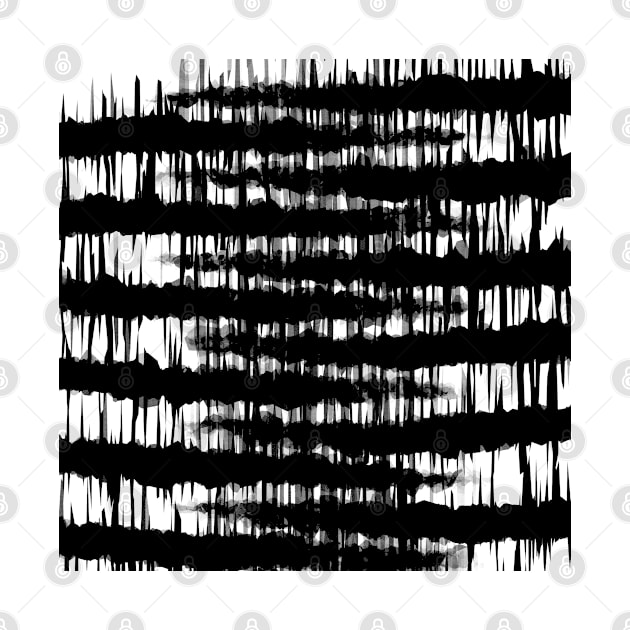 Retro brush strokes of black paint by Modern Art