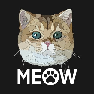 British Cat Meow T-Shirt