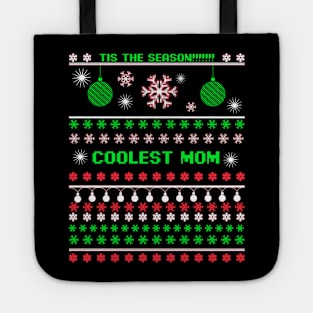 Coolest Mom Ugly Christmas Sweater Tote