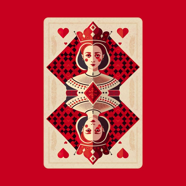 Queen of Hearts Card by PunTime