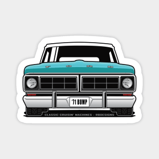 1971 Bumpside Truck Magnet