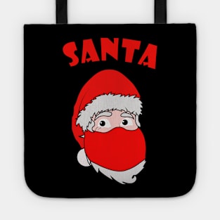 2020 Christmas Gift Masked Santa Claus Tote