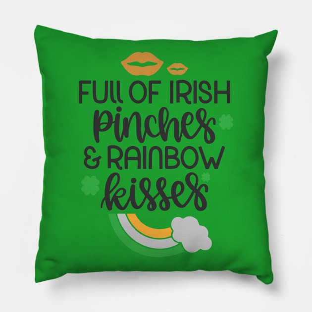 Full of Irish Pinches Pillow by Grace Hathhorn Designs