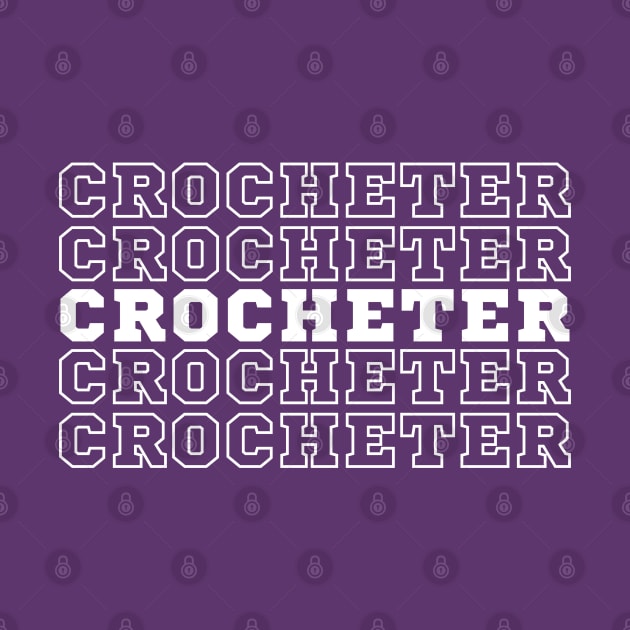 Crocheter. by CityTeeDesigns