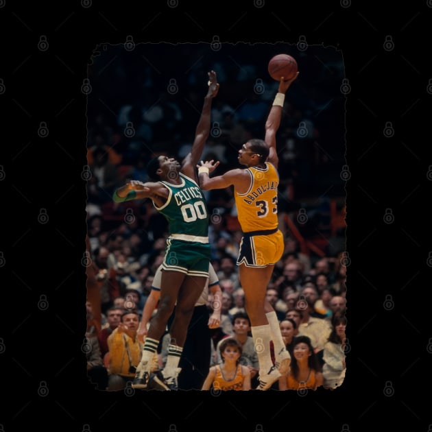 Kareem Abdul Jabbar vs Robert Parish NBA Finals 1985 by Milu Milu